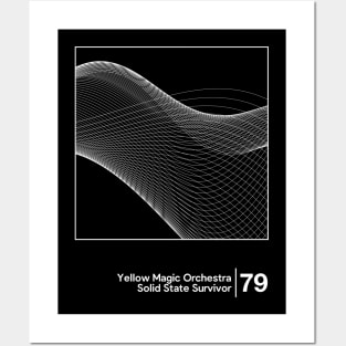 Yellow Magic Orchestra / Minimal Style Graphic Artwork Design Posters and Art